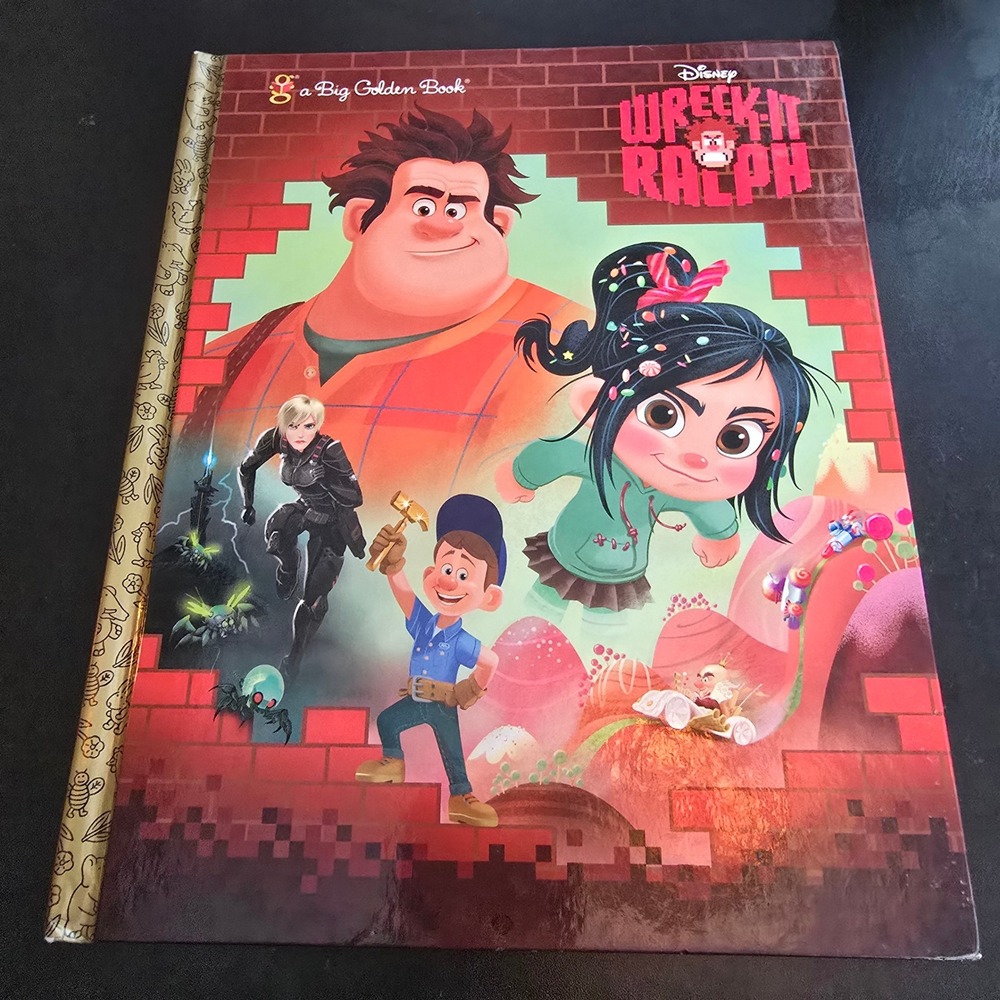 Disney Wreck-It Ralph Big Golden Book Kids Red Hardcover Storybook Adventure
